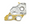 OEM CAT Caterpillar 3126 7.2L Front Engine Housing Cover