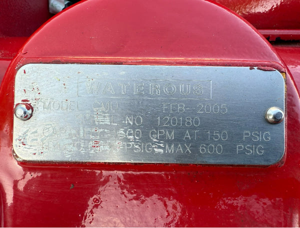 Waterous CMU YDX Midship Two Stage Fire Pump